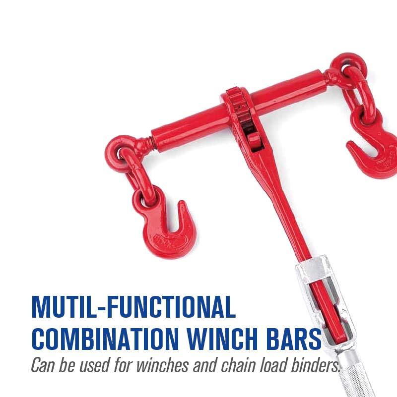 be used for winches and chain load binders.