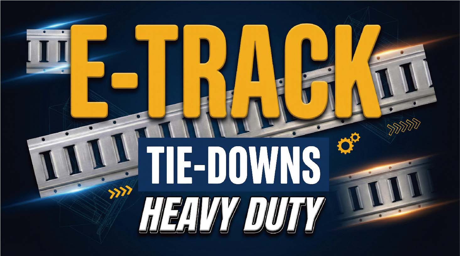 Galvanized Steel E-Track Tie-Downs