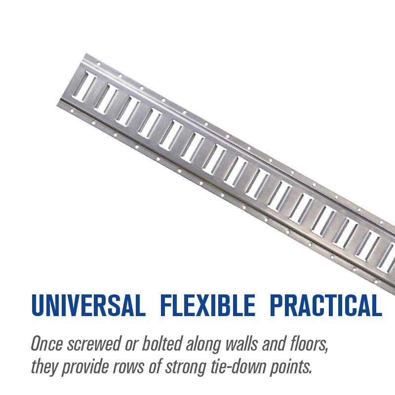 Heavy-Duty Galvanized Steel E-Track System