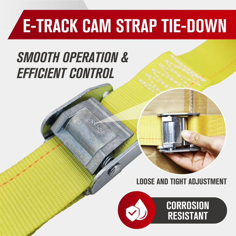 E-Track Cam Buckle Ratchet Strap