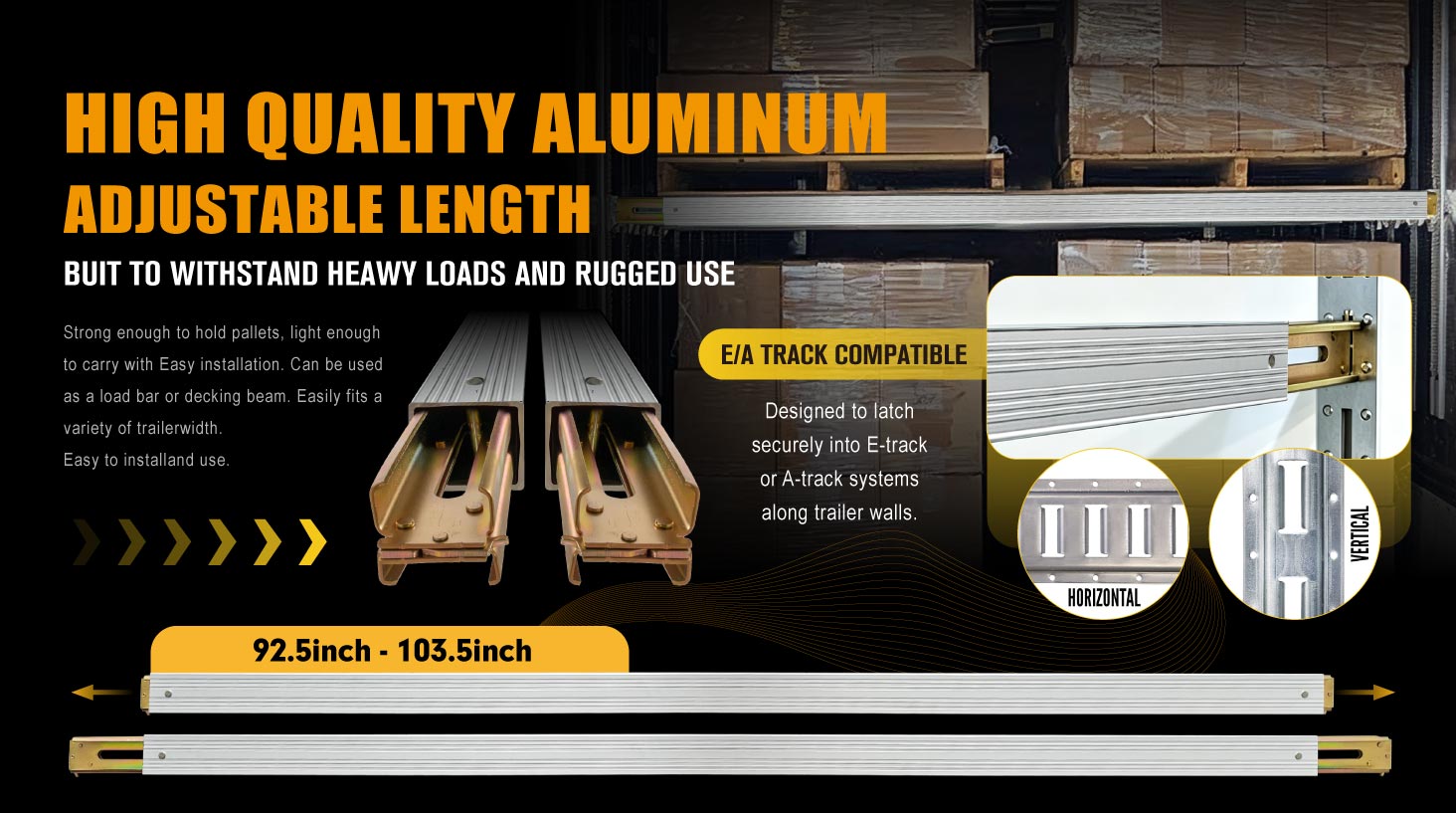 Decking Beam Heavy Duty Aluminum Decking Beam