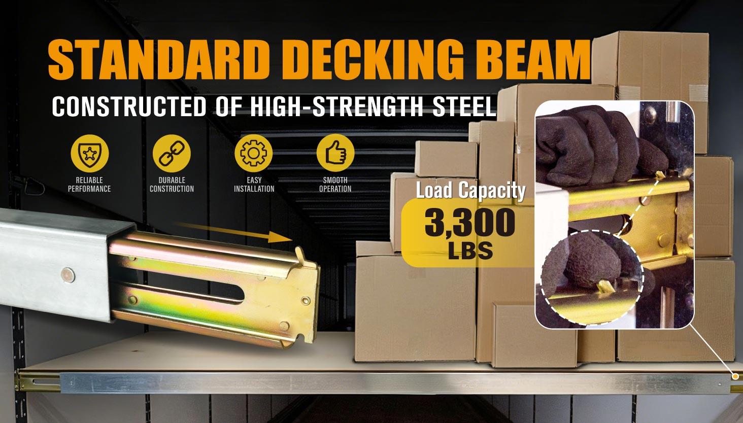 Decking Beam Heavy Duty Steel Decking Beam