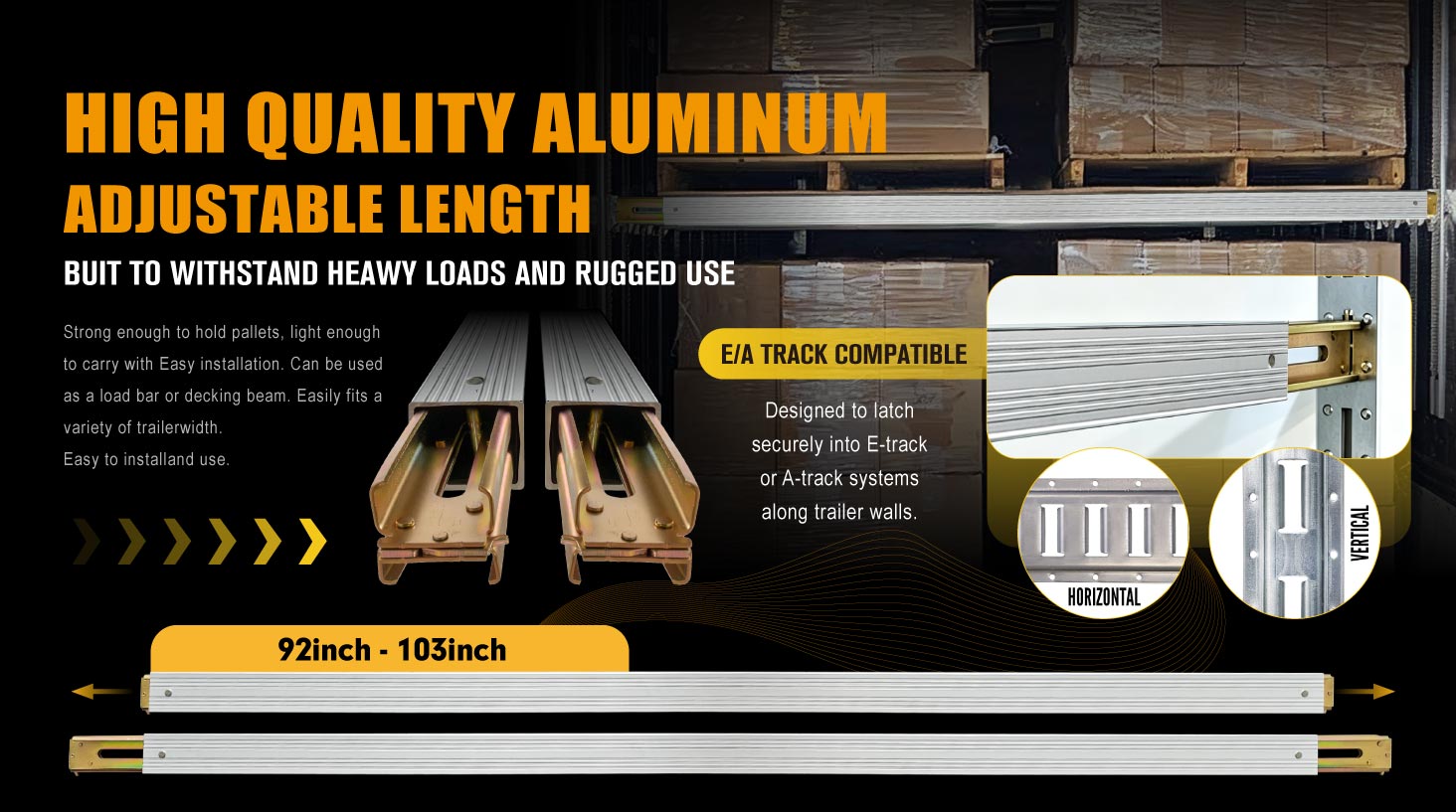 Decking Beam Heavy Duty Aluminum Decking Beam